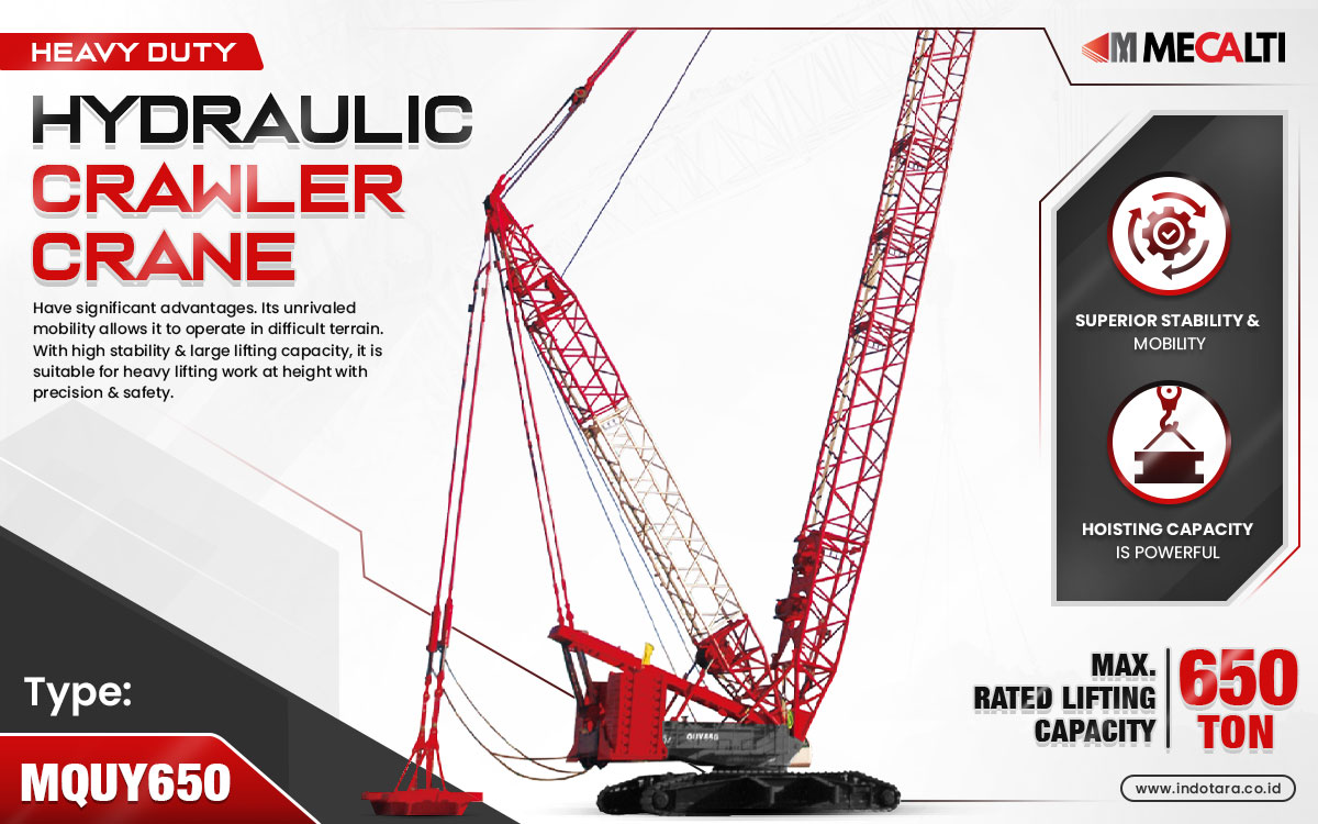 Mecalti Hydraulic Crawler Crane Pilihan Terbaik untuk Proyek Anda