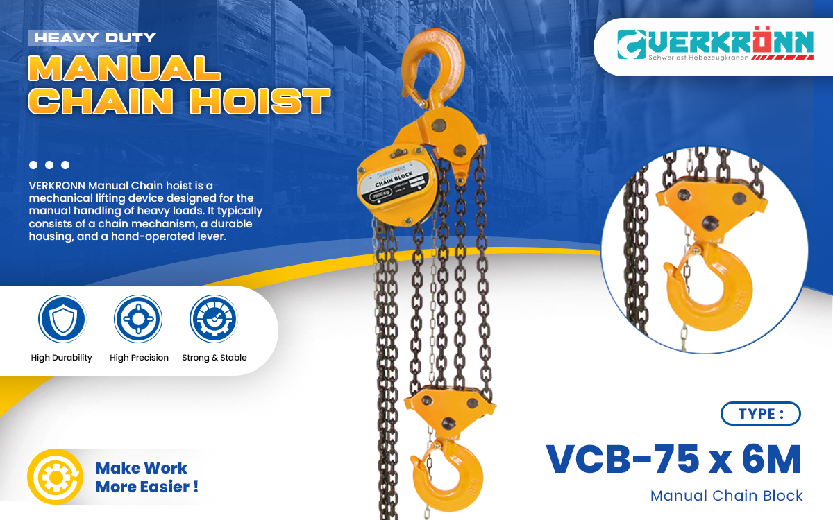 Jual VERKRONN Manual Chain Hoist Berkualitas