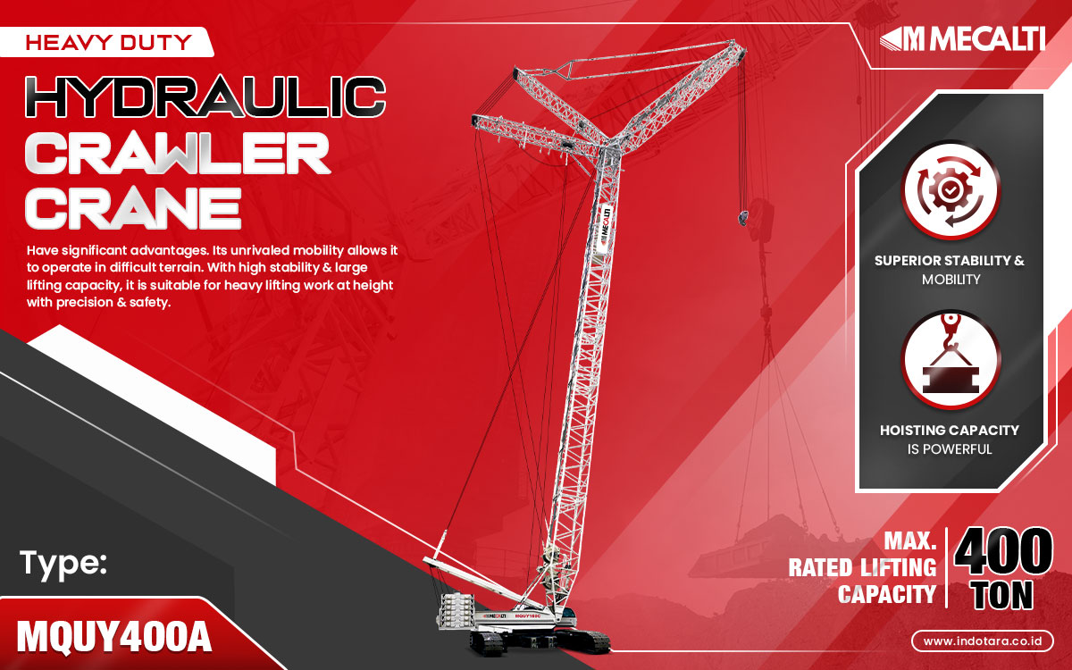 Mecalti Hydraulic Crawler Crane Pilihan Terbaik untuk Proyek Anda