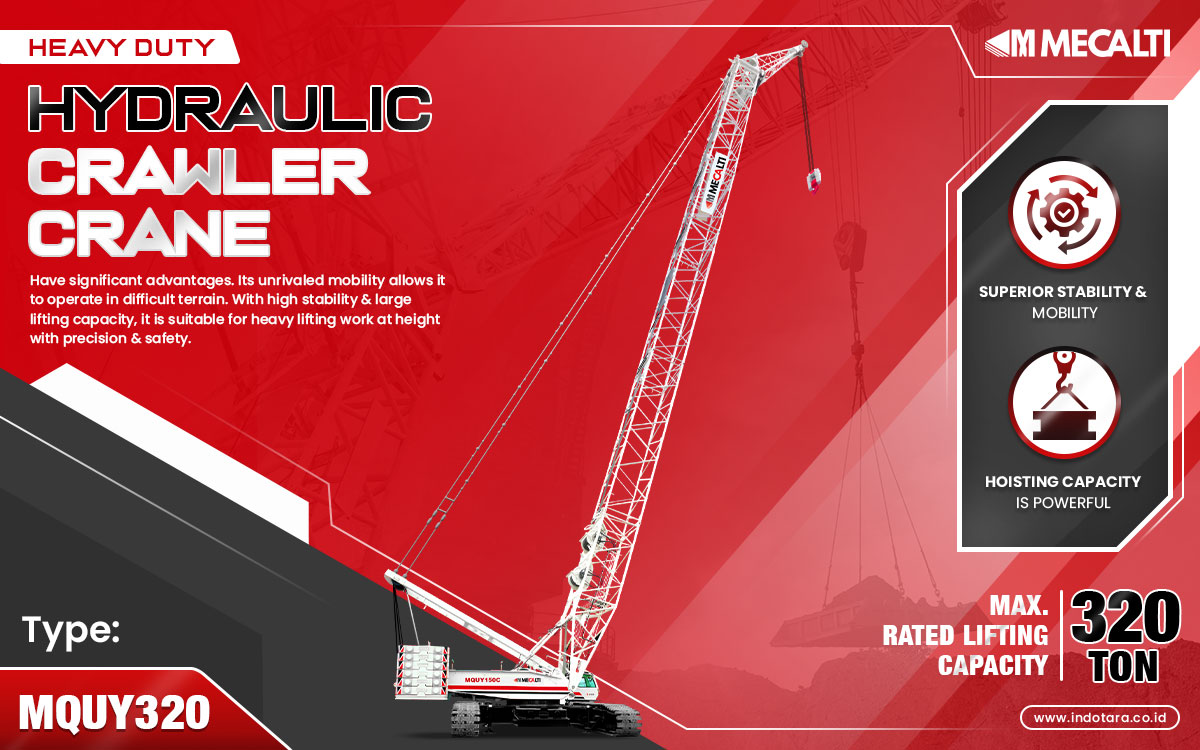 Mecalti Hydraulic Crawler Crane Pilihan Terbaik untuk Proyek Anda