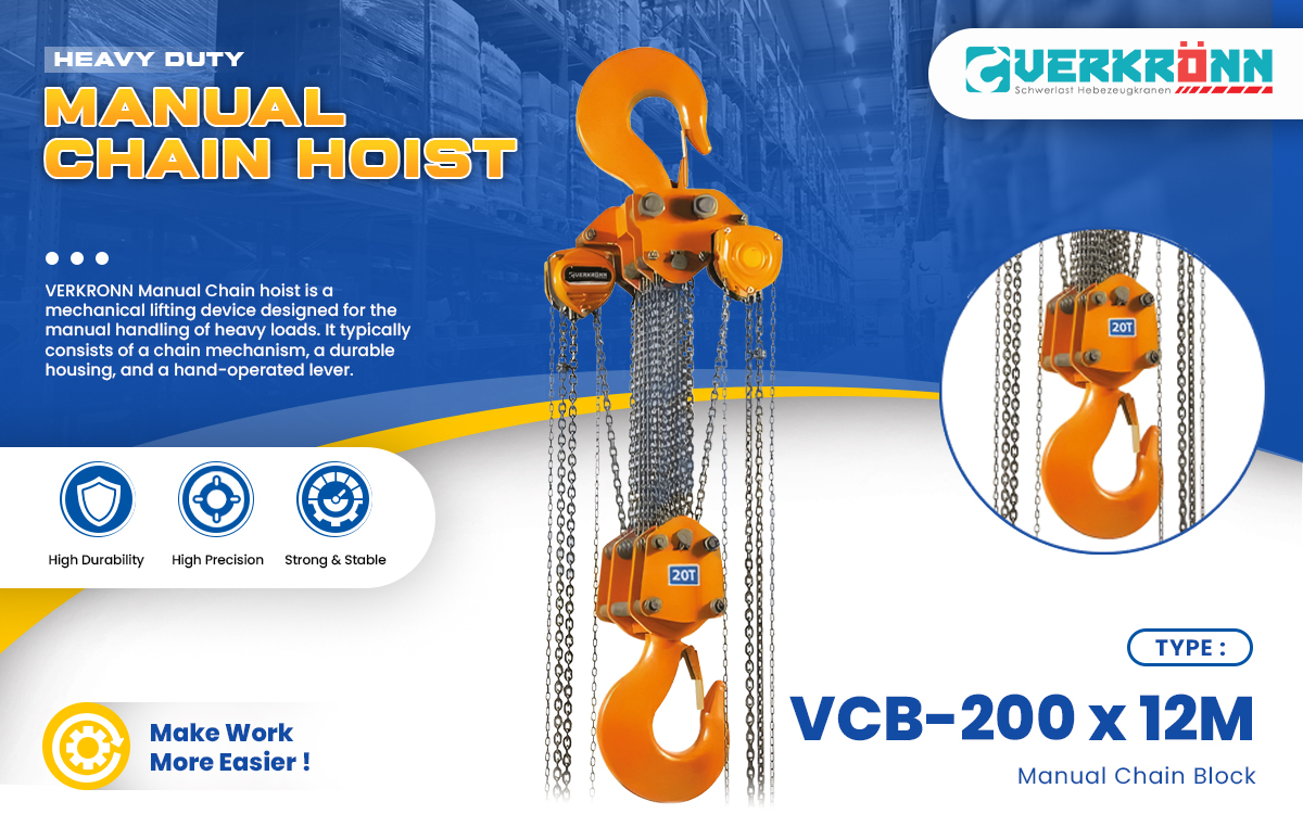 Jual VERKRONN Manual Chain Hoist Berkualitas