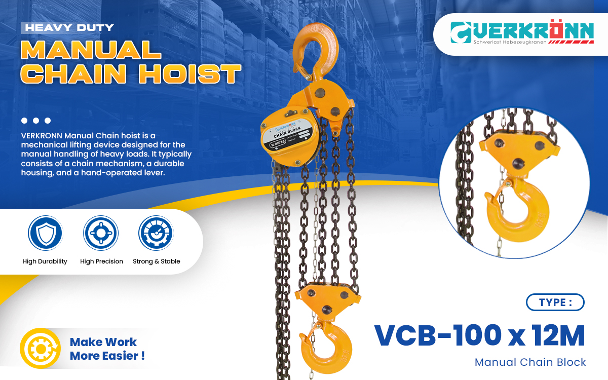 Jual VERKRONN Manual Chain Hoist Berkualitas