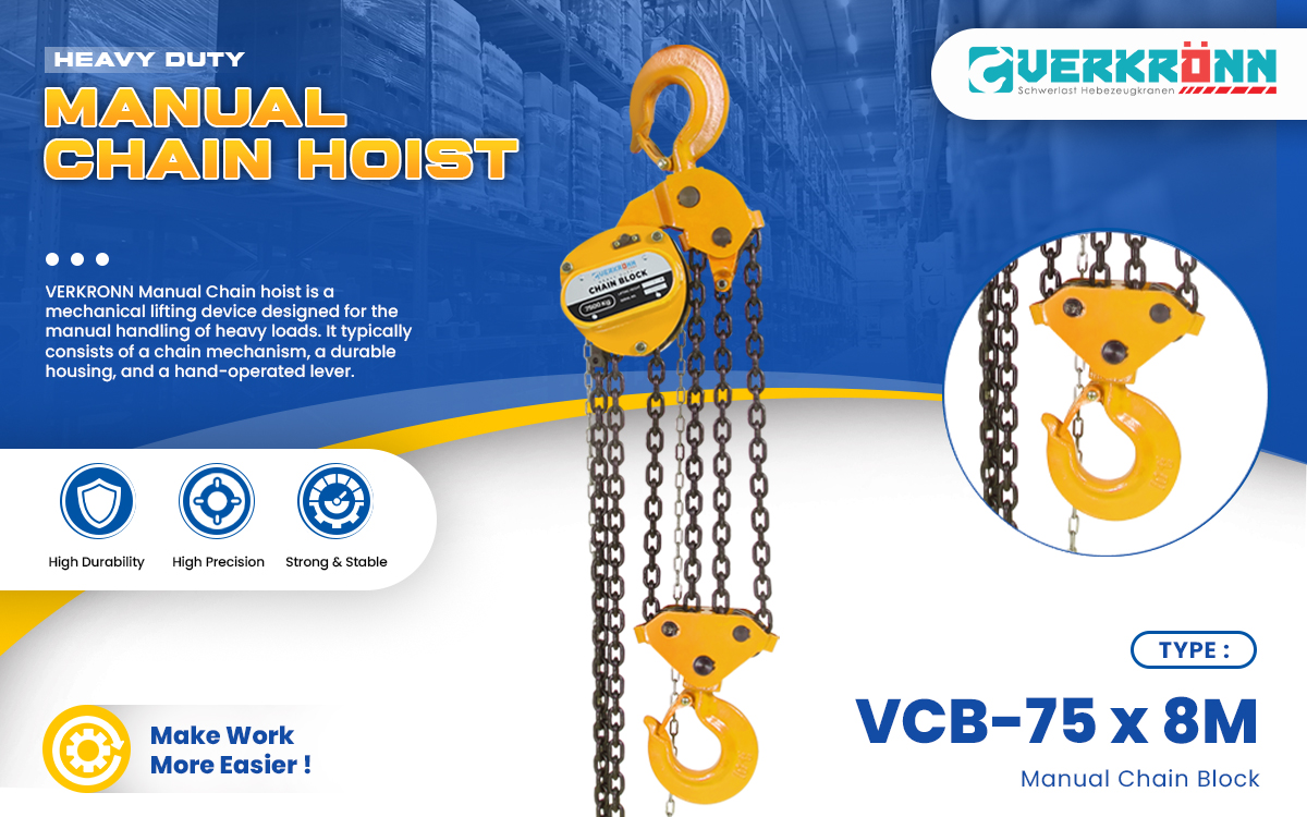 Jual VERKRONN Manual Chain Hoist Berkualitas