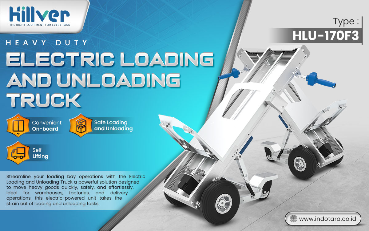 Jual Hillver Stair Climber Electric Loading And Unloading Truck