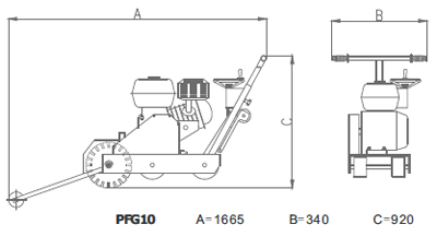 Green Concrete Saw