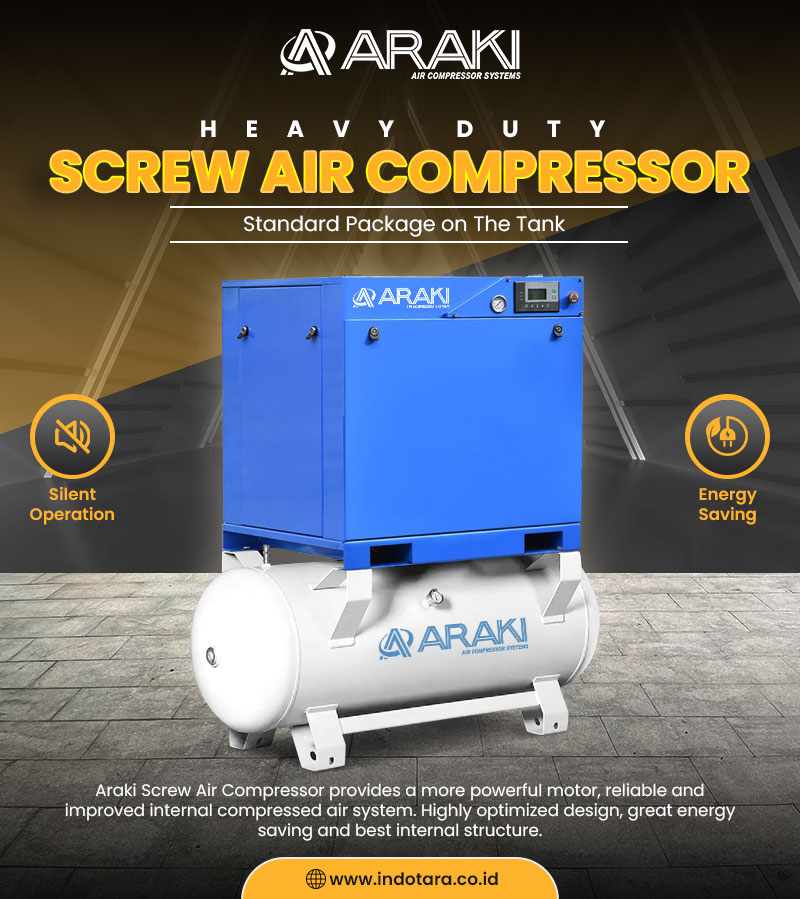 Jual Screw Air Compressor dengan harga murah