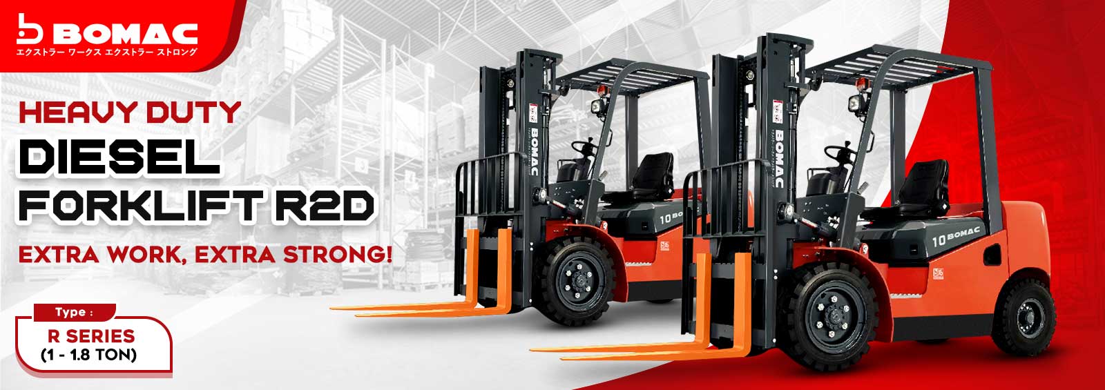 Jual Diesel Forklift R2D