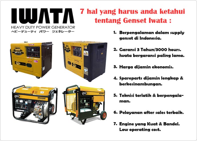 Iwata Genset Banner