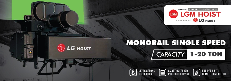 Jual Monorail Single Speed LGM Hoist