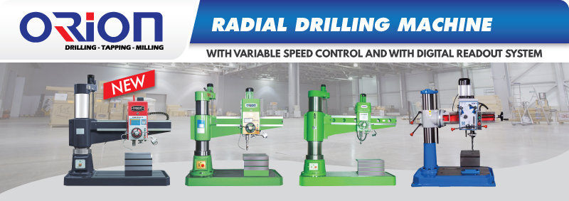 Jual Radial Drilling Machine, Harga Drilling Machine, Orion Drilling Machine