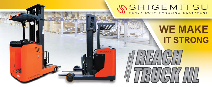 Jual Shigemitsu Reach Truck NL, Harga Shigemitsu Reach Truck NL, Shigemitsu Reach Truck NL