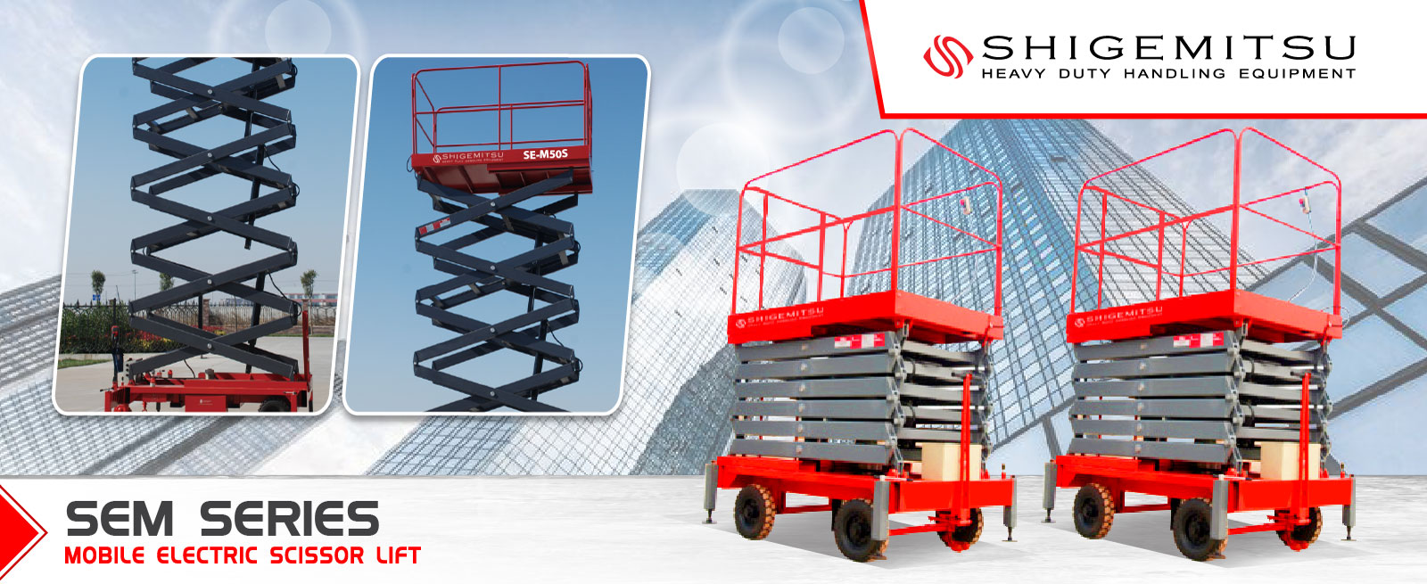 Shigemitsu Mobile Electric Scissor Lift