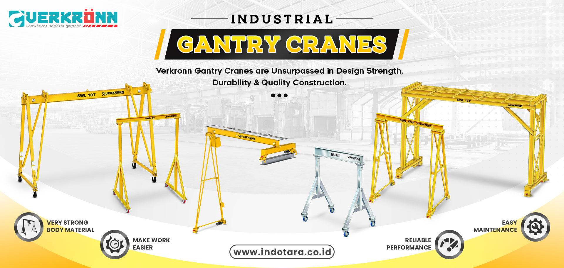 Jual Mini Portal Crane, Jual Gantry Crane Berkualitas