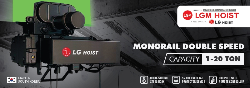 Jual Monorail Creep Speed LGM Hoist Dengan Harga Murah