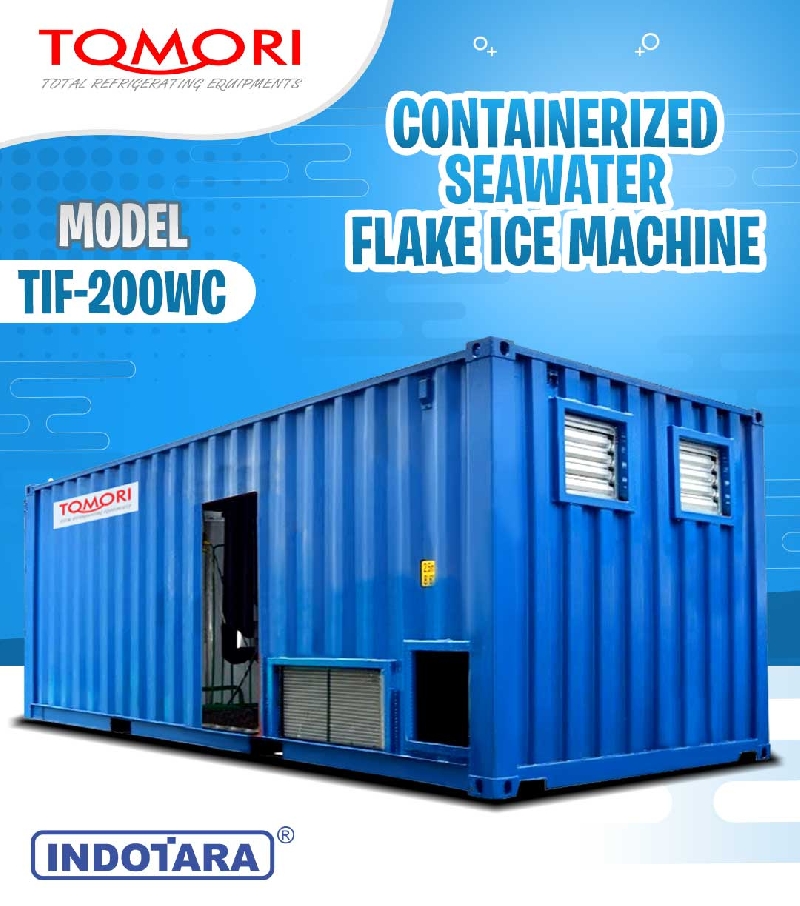 Jual Containerized Freshwater Flake Ice Machine