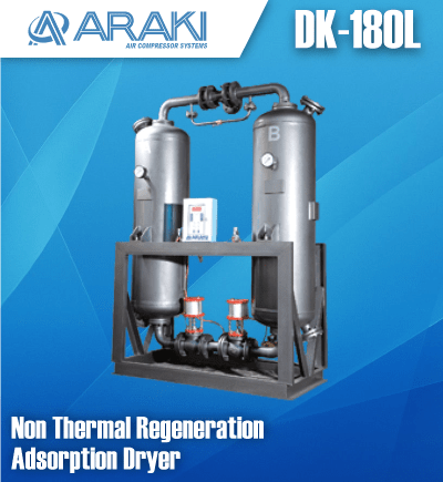 jual kompresor araki desiccant air dryer