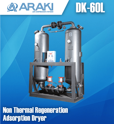 jual kompresor araki desiccant air dryer