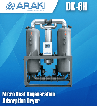 jual kompresor araki desiccant air dryer