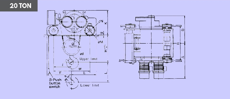 Jual Hitachi Hoist Murah, Jual Electric Chain Hoist, Jual Wire Rope Hoist