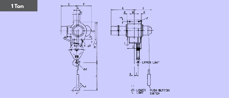 Jual Hitachi Hoist Murah, Jual Electric Chain Hoist, Jual Wire Rope Hoist