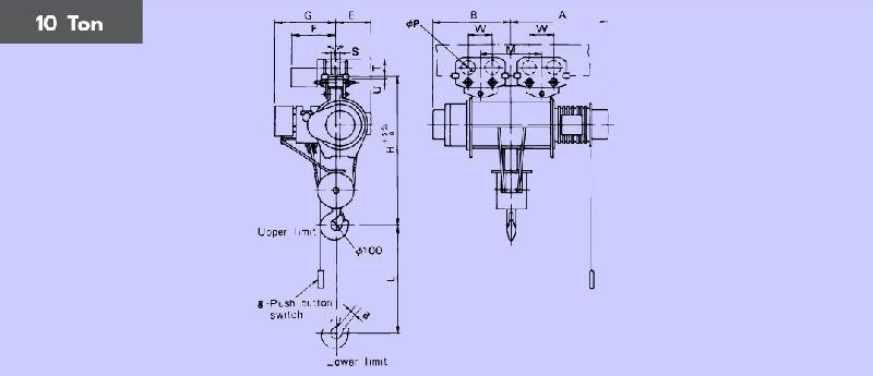 Jual Hitachi Hoist Murah, Jual Electric Chain Hoist, Jual Wire Rope Hoist