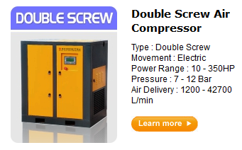 Jual kompresor double screw