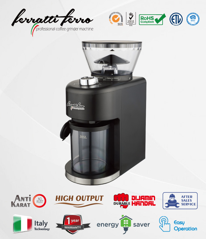 Coffee Grinder Machine Ferratti Ferro FGM9702