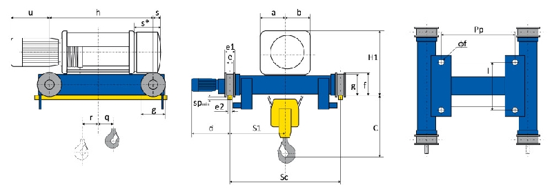 Jual Double Girder Crane, Harga Double Girder Crane, Podem Double Girder Crane Murah