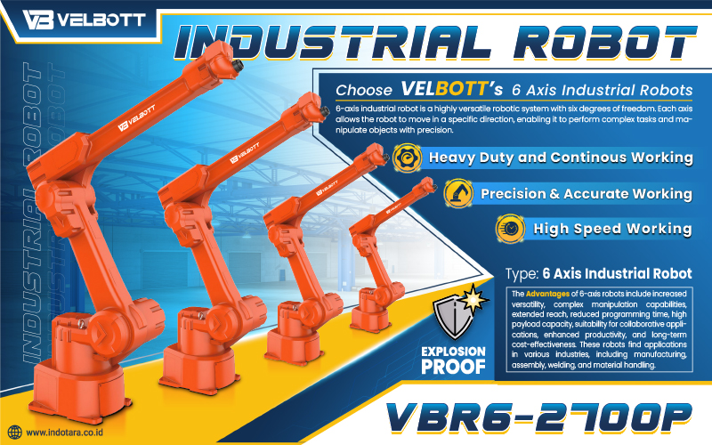 6 Axis Industrial Robot VBR6-2700P