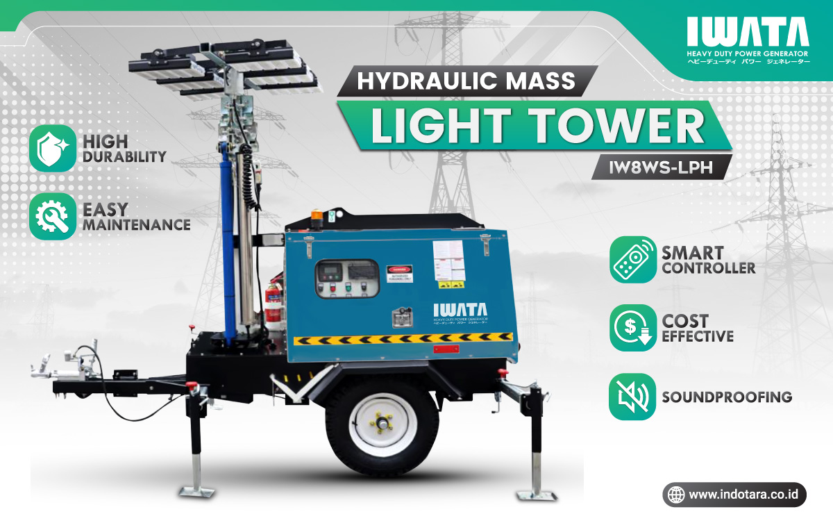 Jual Hydraulic Mass Light Tower, Harga Hydraulic Mass Light Tower