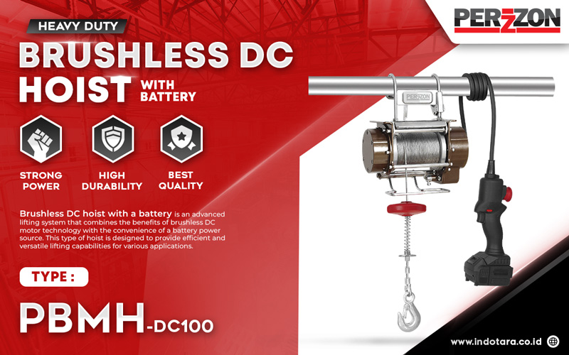 Perzzon Brushless DC Hoist With Battery