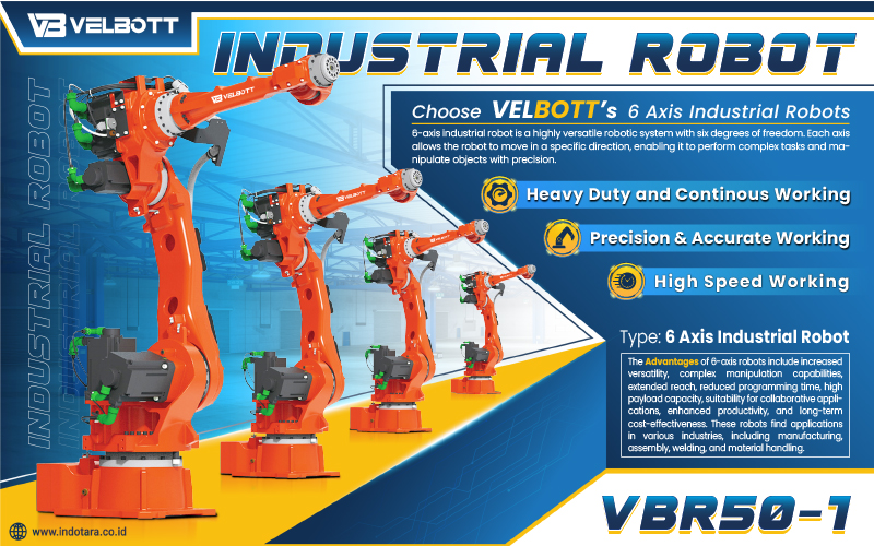 6 Axis Industrial Robot VBR50-1