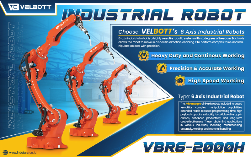6 Axis Industrial Robot VBR6-2000H