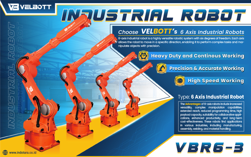 6 Axis Industrial Robot VBR6-3