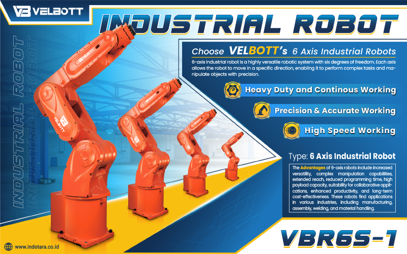 6 Axis Industrial Robot VBR6S-1