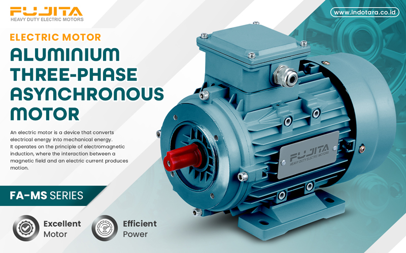 Fujita Electric Motor Aluminium Three-Phase Asynchronous