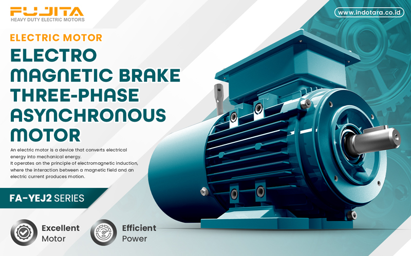Fujita Electric Motor Electro-Magnetic Brake Three-Phase Asynchronous