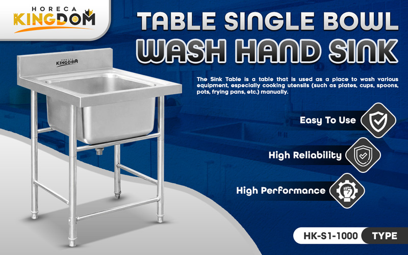 Jual Table Single Bowl Wash Hand Sink