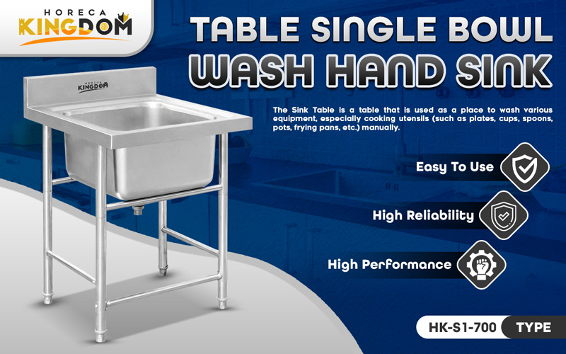 Jual Table Single Bowl Wash Hand Sink