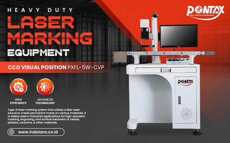 Pontax CCD Visual Positioning Laser Marking Machine