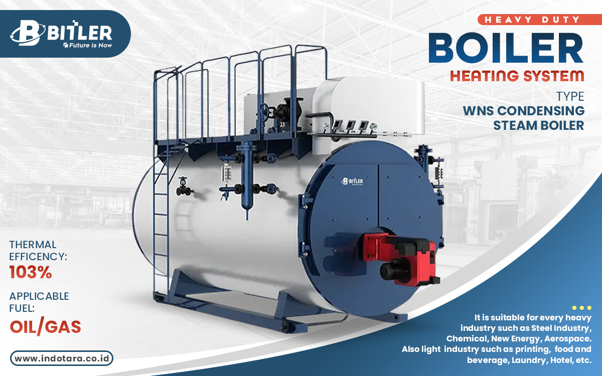 Bitler Condensing Steam Boiler WNS2