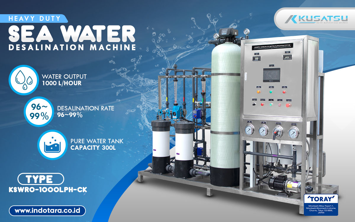 jual Sea water desalination machine