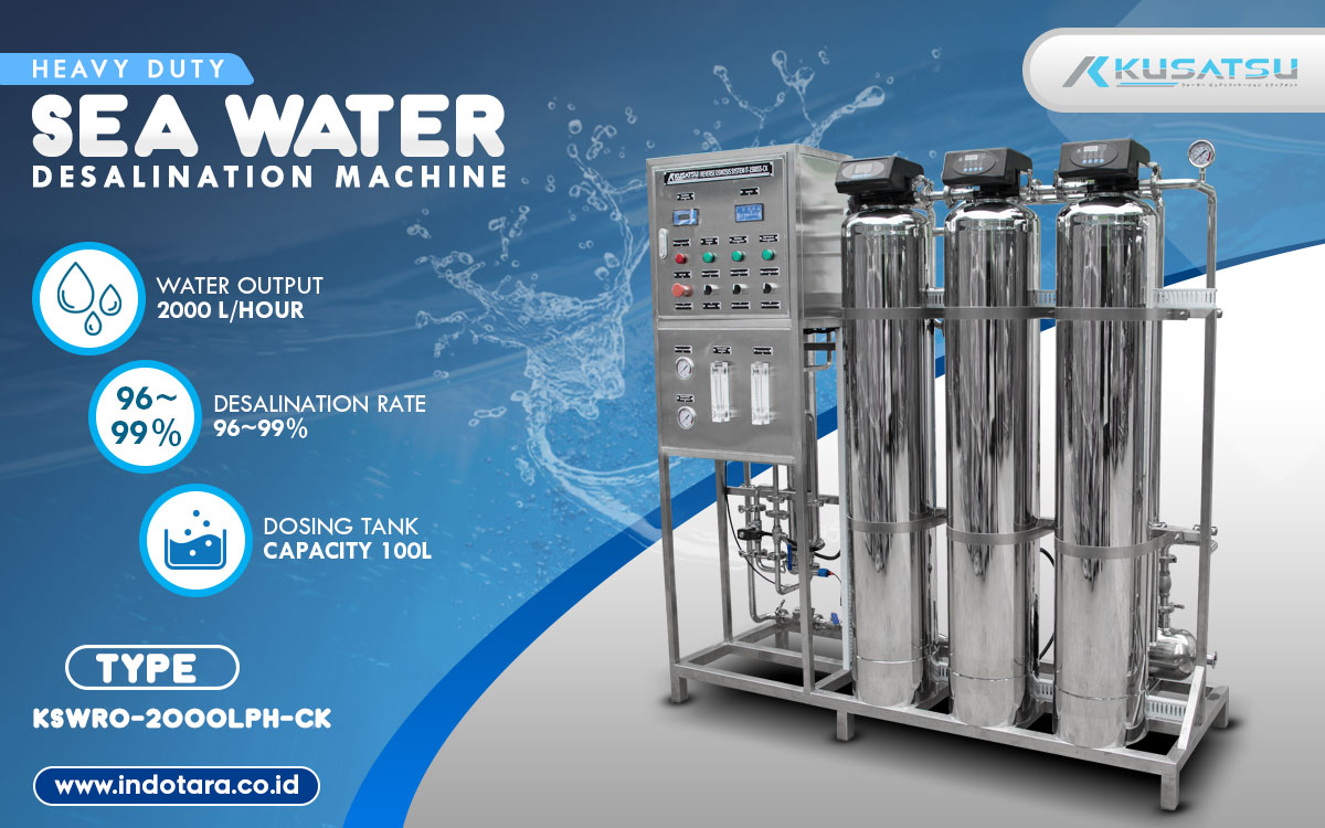 jual Sea water desalination machine