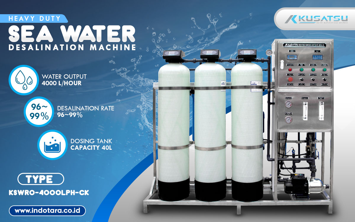 jual Sea water desalination machine