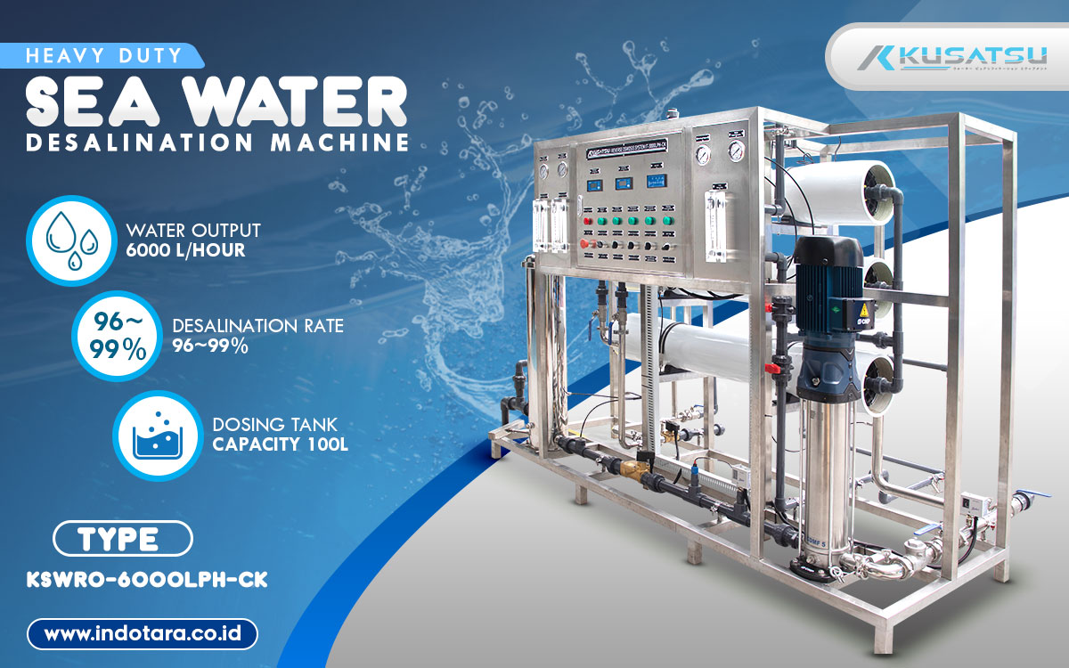 jual Sea water desalination machine