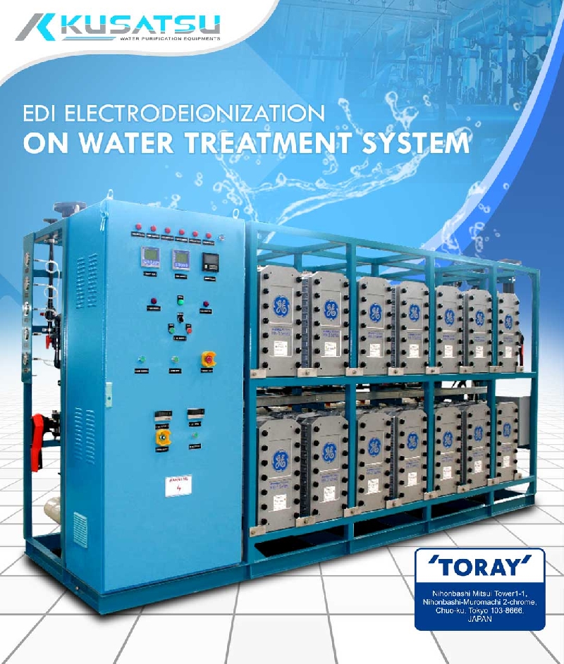 jual EDI Electrodeionization Water Treatment Systems