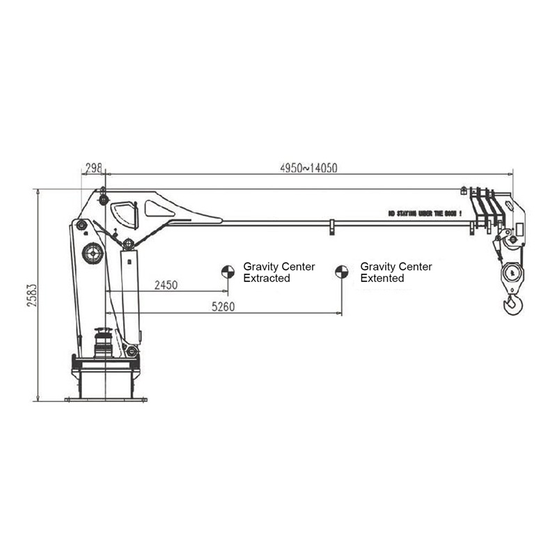 Gerco Telescopic Boom Marine Crane