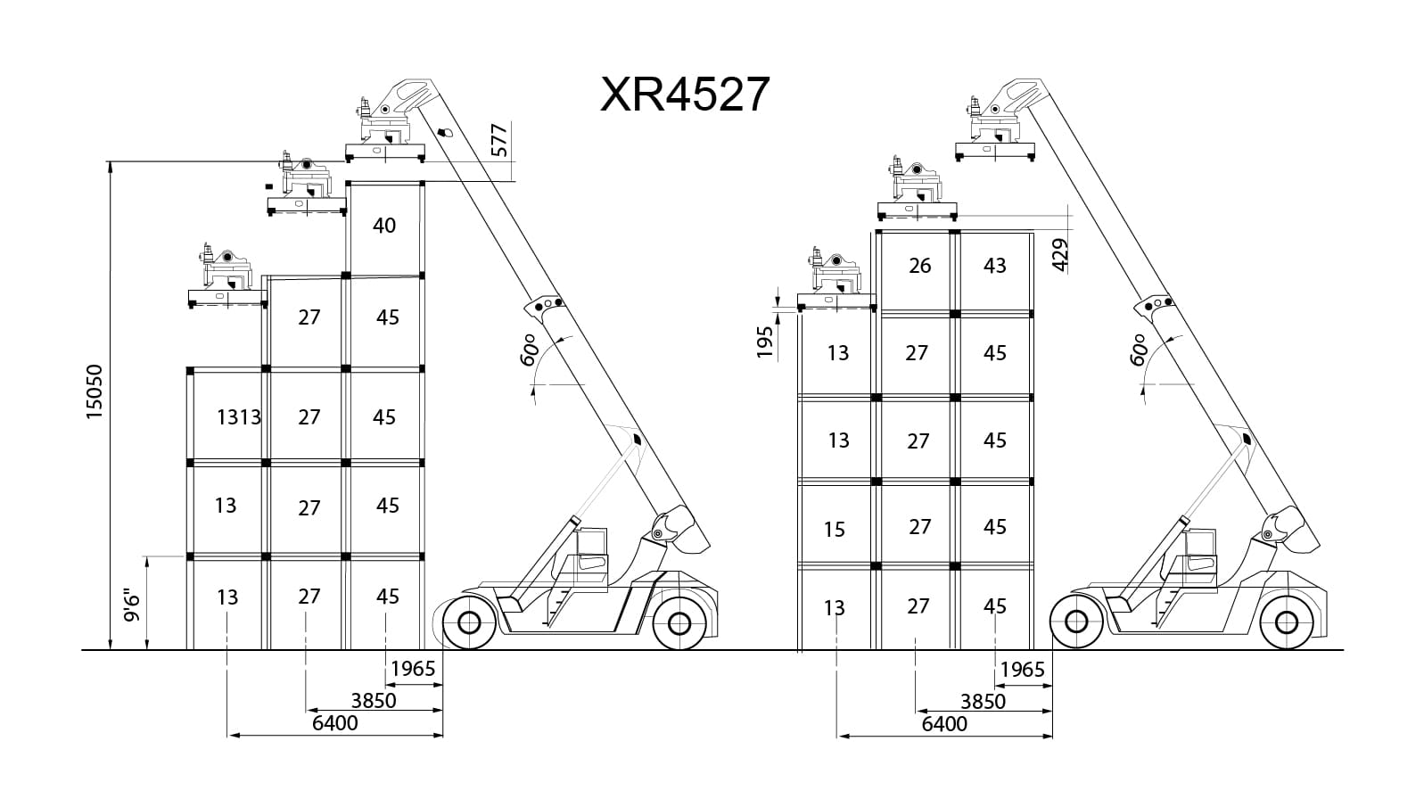 Jual reach stacker, Harga reach stacker, Reach stacker murah