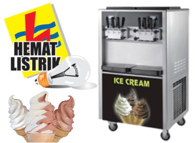 Mesin Ice Cream Hemat Listrik