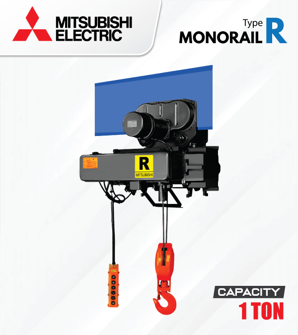 Jual Mitsubishi Electric Hoist Monorail R Type 1 Ton